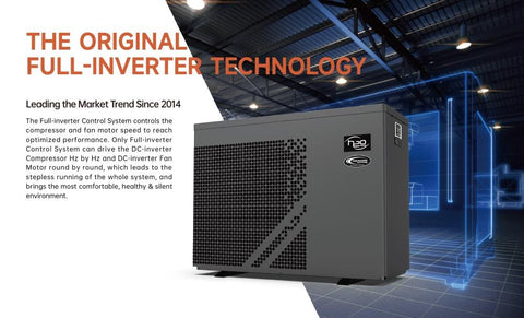 HPH6 6.5kW Full Inverter Heat Pump For Hot Tubs