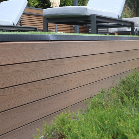 SupremaPro Woodgrain Composite Cladding 3.6m- Teak