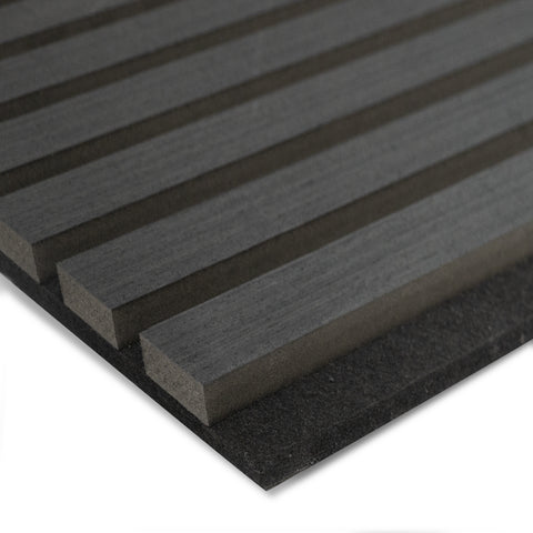 Acoustic Wall Panel | Black Oak | Premium Wood Veneer - 2.4m