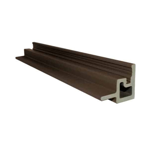 Premium Composite Slatted Cladding Internal Corner/End Trim - All Colours - 3.6m - Contura+