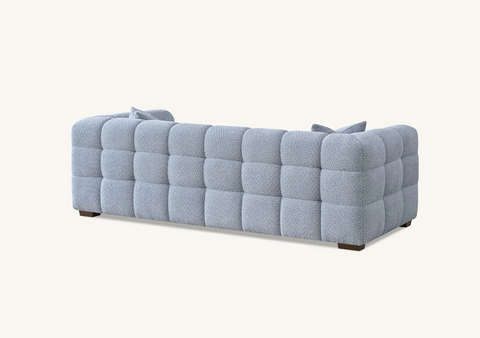 Tribeca Sofa Range in Oatmeal Boucle Fabric