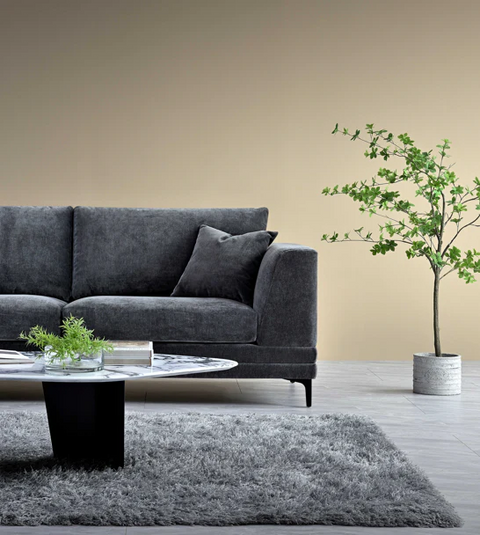 Lenox Sofa Range in Steel Velvet