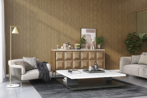 Acoustic Wall Panel | Natural Light Oak | Premium Wood Veneer - 2.4m