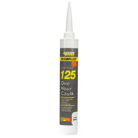 About One Hour Caulk 380ml Cartridge Size White