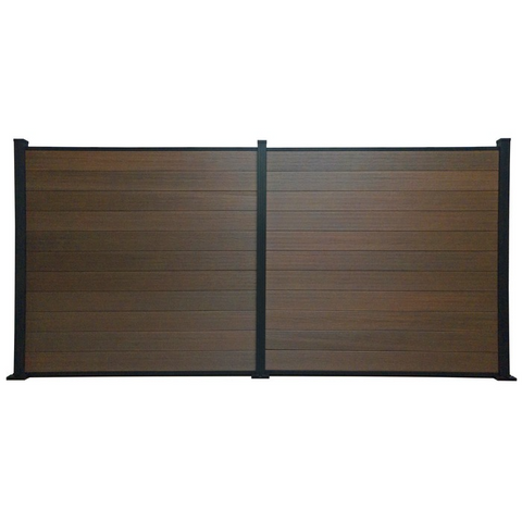 Fence Panel Kit 1.8m-Walnut