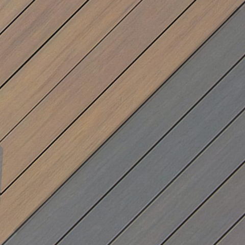 Sample - Flip Deck ReversaDek Mocha / Caramel Composite Decking