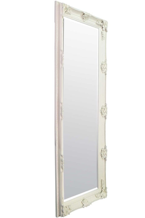 Scarlett - Cream Ornate Flourish Full Length Mirror 164 x 78 CM