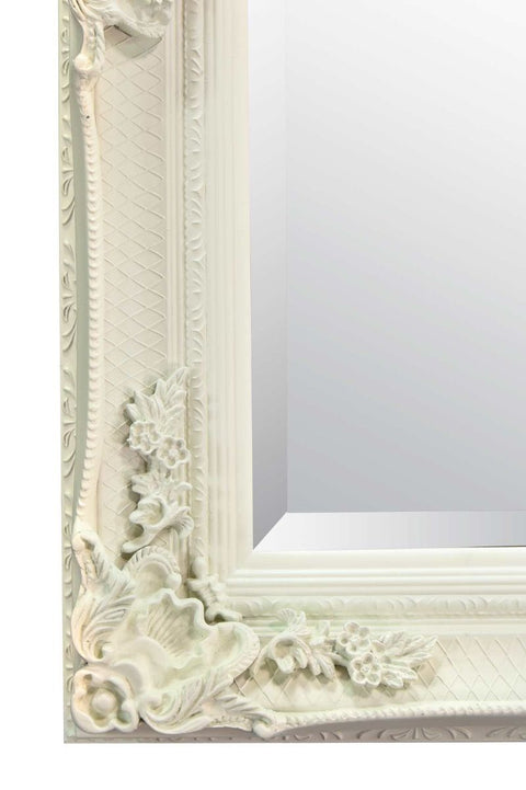 Scarlett - Cream Ornate Flourish Full Length Mirror 164 x 78 CM