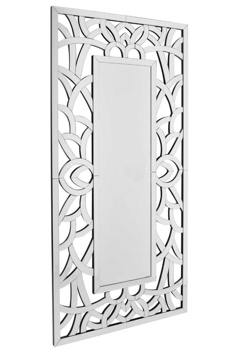 All Glass Stylised Full Length Mirror 150 x 75 CM