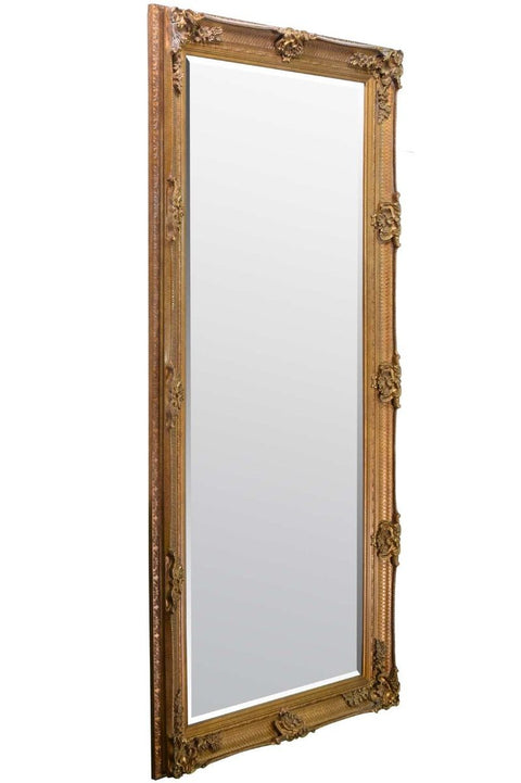 Seraphina - Gold Ornate Flourish Full Length Mirror 175 x 78 CM