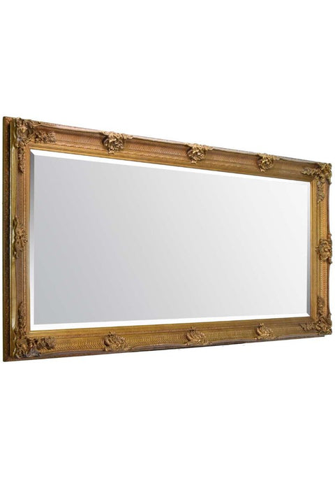 Seraphina - Gold Ornate Flourish Full Length Mirror 175 x 78 CM