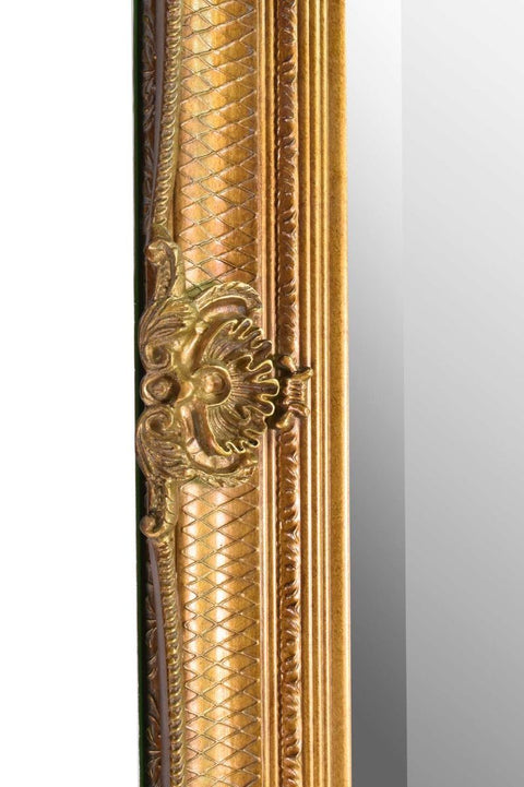 Seraphina - Gold Ornate Flourish Full Length Mirror 175 x 78 CM