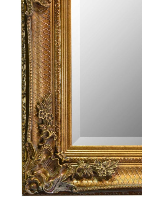 Seraphina - Gold Ornate Flourish Full Length Mirror 175 x 78 CM