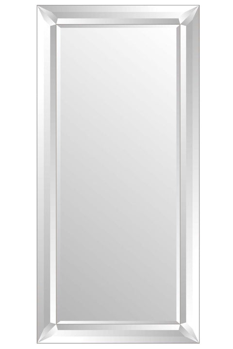 Delilah - All Glass Modern Leaner Mirror 165 x 78 CM