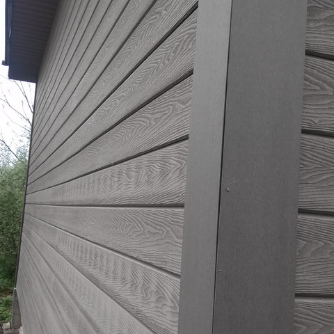 Premium Composite Woodgrain Cladding - 3.6m - Graphite Grey - SupremaPlus