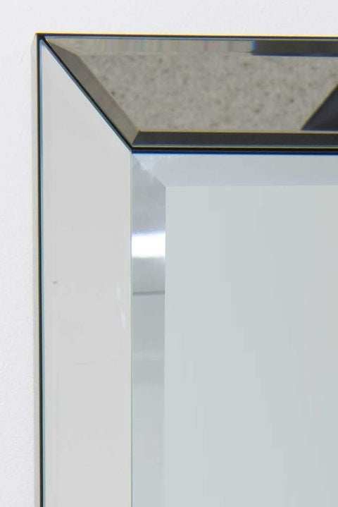 Glass Angled Frame Full Length Mirror 178 x 76 CM