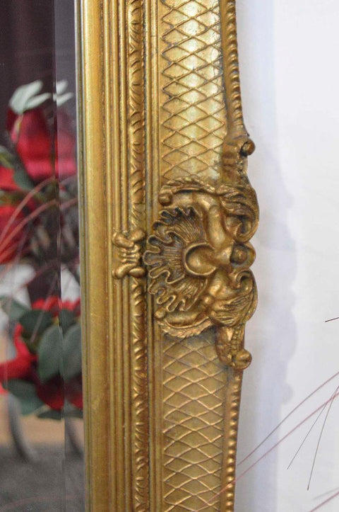 Seraphina - Gold Ornate Flourish Full Length Mirror 175 x 78 CM