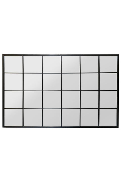 Black Modern Window Leaner / Wall Mirror 69" X 43" (174CM X 110CM)