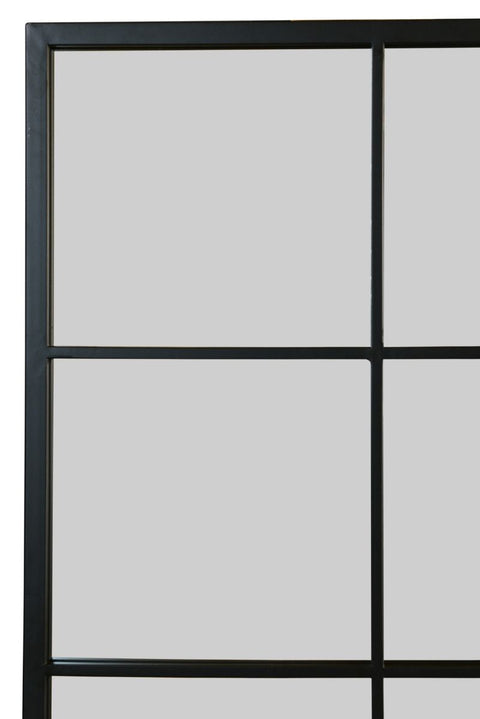 Black Modern Window Leaner / Wall Mirror 69" X 43" (174CM X 110CM)