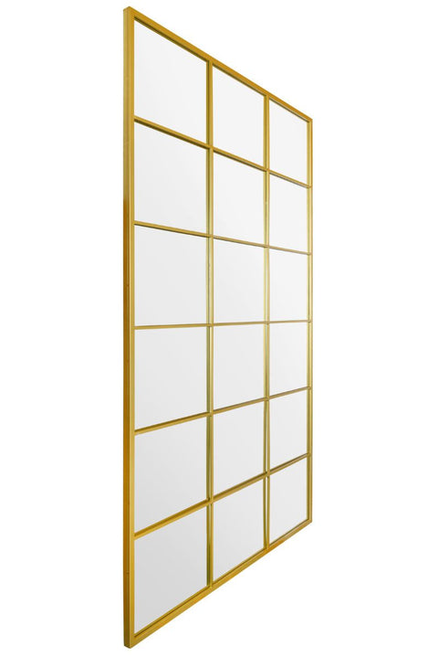 Gold Modern Window Leaner / Wall Mirror 79" X 47" (200CM X 120CM)