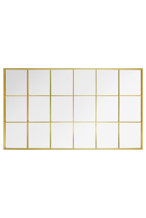 Gold Modern Window Leaner / Wall Mirror 79" X 47" (200CM X 120CM)