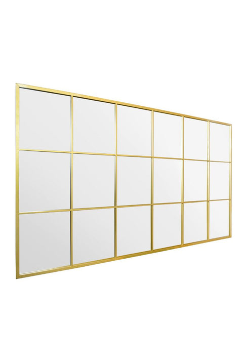 Gold Modern Window Leaner / Wall Mirror 79" X 47" (200CM X 120CM)