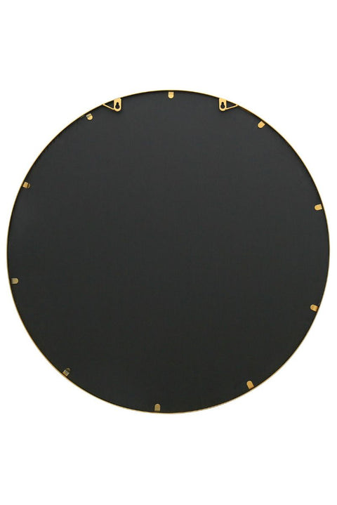 Gold Metal Framed Round Window Wall Mirror 31" X 31" (80x80CM)