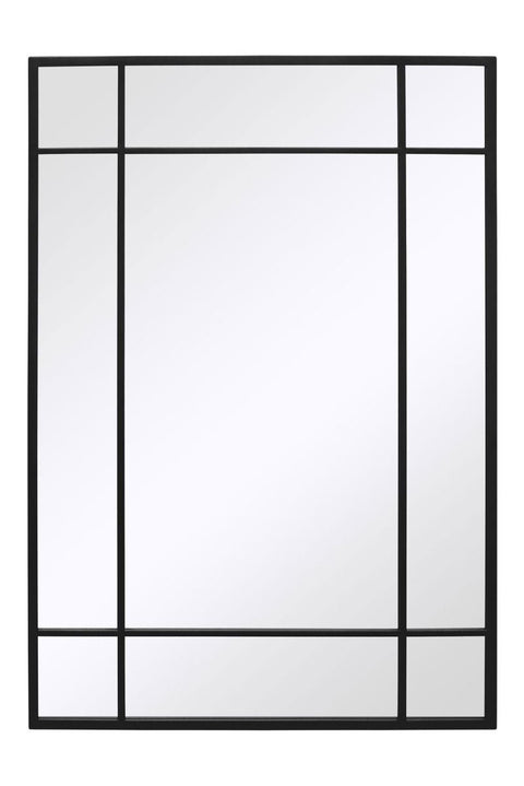 Black Modern Contemporary Wall Mirror 39" X 27" (100CM X 70CM)