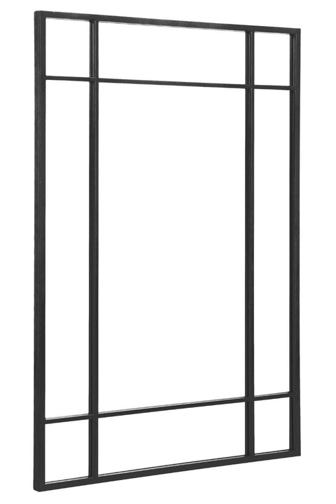 Black Modern Contemporary Wall Mirror 39" X 27" (100CM X 70CM)