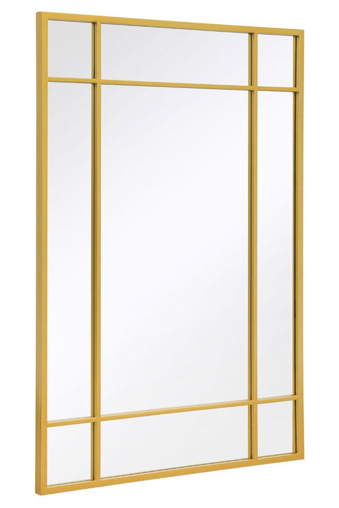 Gold Modern Contemporary Wall Mirror 39" X 27" (100CM X 70CM)