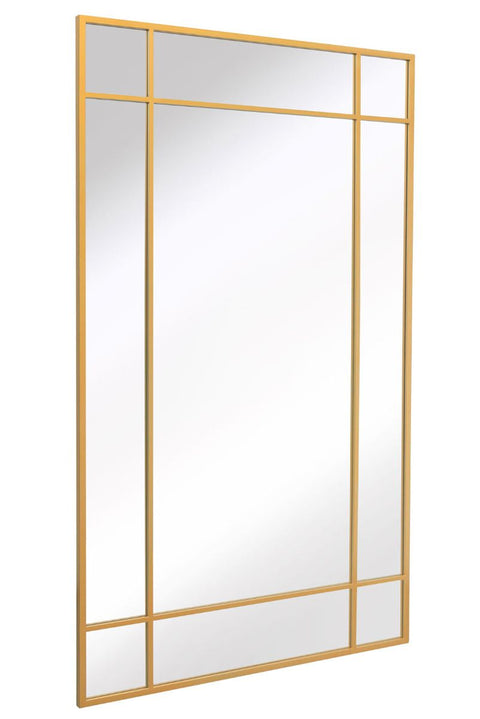 Gold Contemporary Wall and Leaner Mirror 79" X 47" (200 x 120CM)