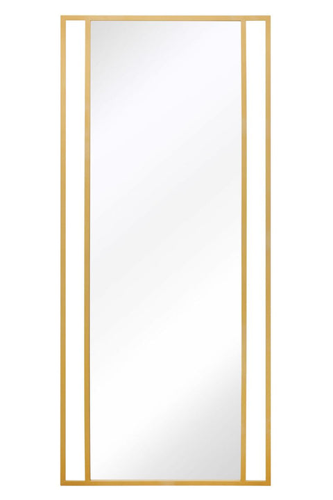 Gold Modern Wall and Leaner Mirror 71" X 31" (180 x 80CM)