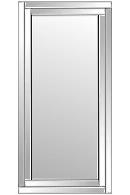 Luxford All Glass Bevelled Large Dress Mirror 174 x 85CM 5ft9 x 2ft9