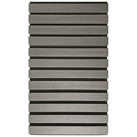 Contura Slatted Grey 3.6m Composite Cladding