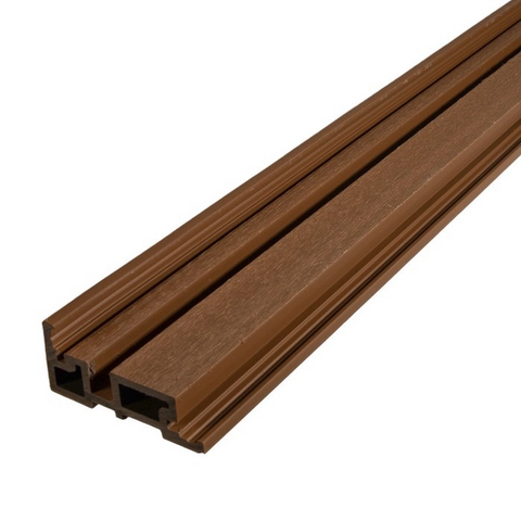 Composite Cladding Contura Slatted Teak 2.9m Inside Corner Trim