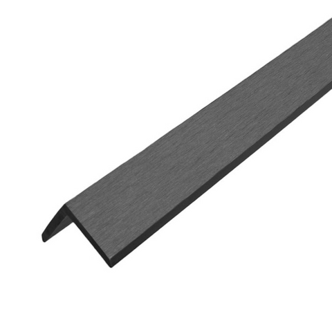 Suprema Composite Cladding 2.9m Corner Trim - Grey