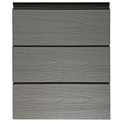 SupremaPro Woodgrain Composite Cladding 3.6m-Grey