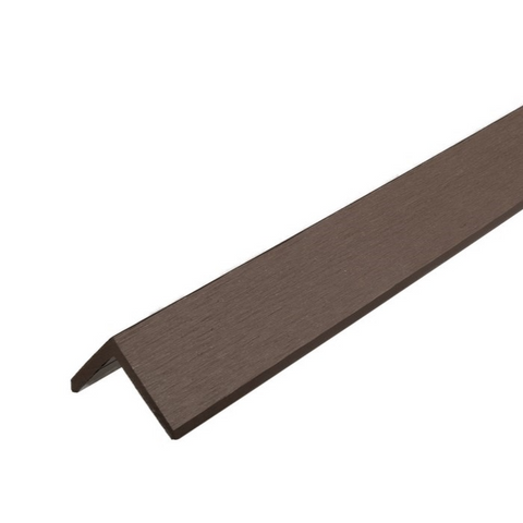 Suprema Composite Cladding 2.9m Corner Trim - Walnut