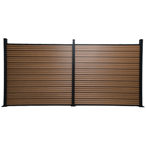 Slatted Fence Panel Kit 1.8m