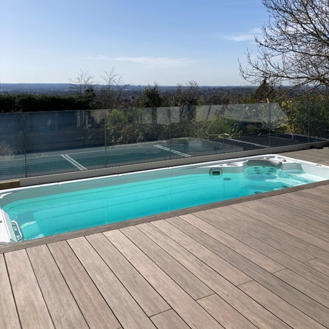 VintDek Aged Oak  Baord (Composite Decking) 3.6m - Brown