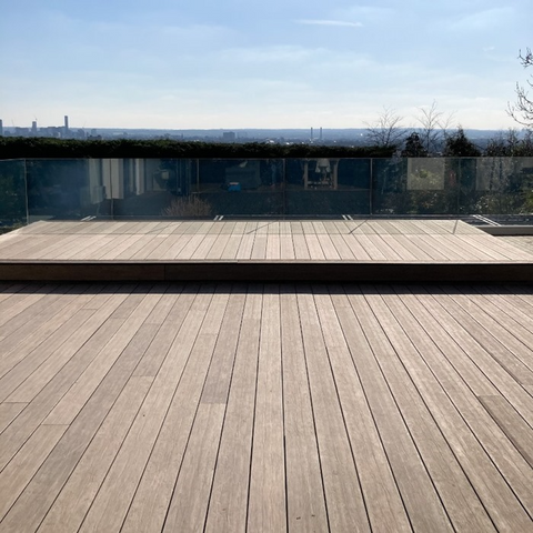 VintDek Aged Oak  Baord (Composite Decking) 3.6m - Brown