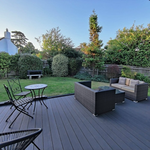 VintDek Board (Composite Decking) 3.6m - Charcoal