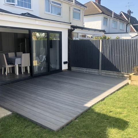 VintDek Boards (Composite Decking) 3.6m-Grey