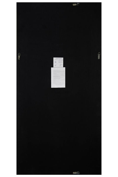 Dalton Black All Glass Full Length Mirror 174 x 85 CM