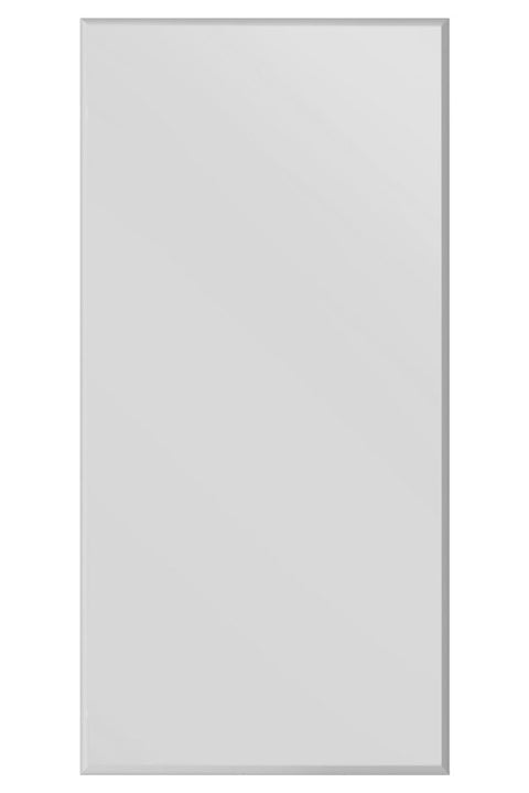 All Glass Modern Bevelled Wall or Leaner Mirror 59" X 24" (150x60CM)