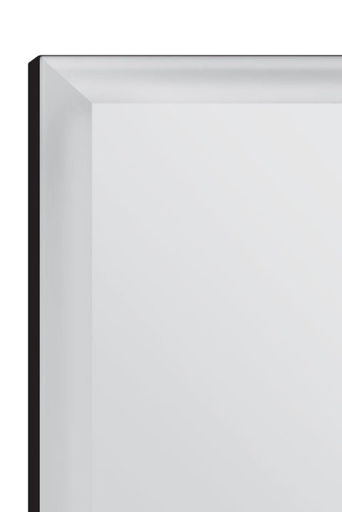 All Glass Modern Bevelled Wall or Leaner Mirror 59" X 24" (150x60CM)