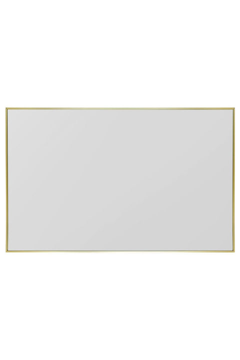 Gold Aluminium Edged Wall Leaner Mirror 68" X 43" (174CM X 110CM)