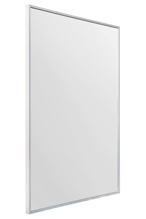 Silver Aluminium Edged Wall Mirror 35" X 24" (90CM X 60CM)