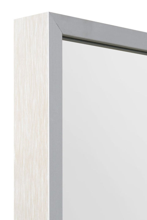 Silver Aluminium Edged Wall Mirror 35" X 24" (90CM X 60CM)