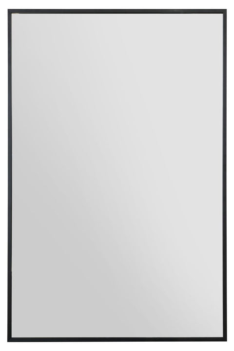 Black Aluminium Edged Wall Mirror 35" X 24" (90CM X 60CM)